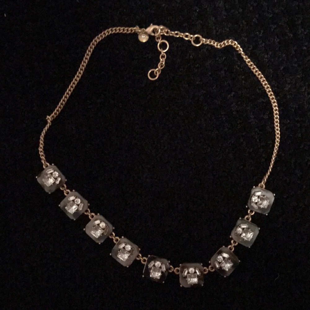 Jcrew tortoiseshell statement necklace